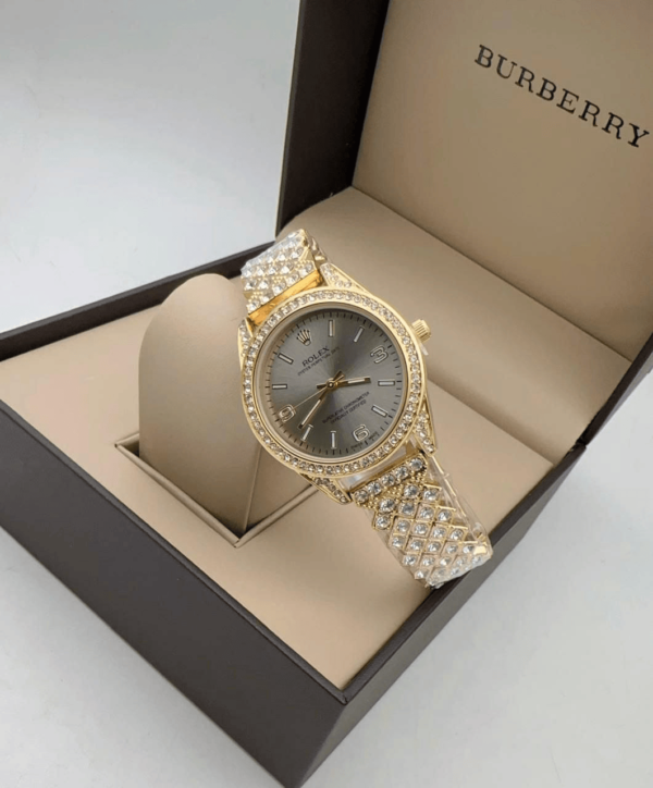 Rolex for Her - Elegant women's watch in gold and silver finishes